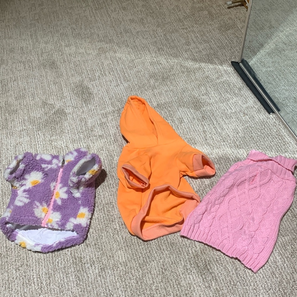 Dog sweater bundle